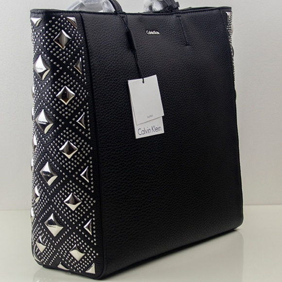 calvin klein avery pebble satchel